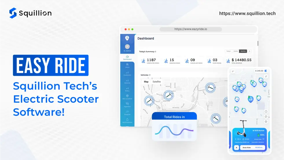 Squillion Tech’s electric scooter software!