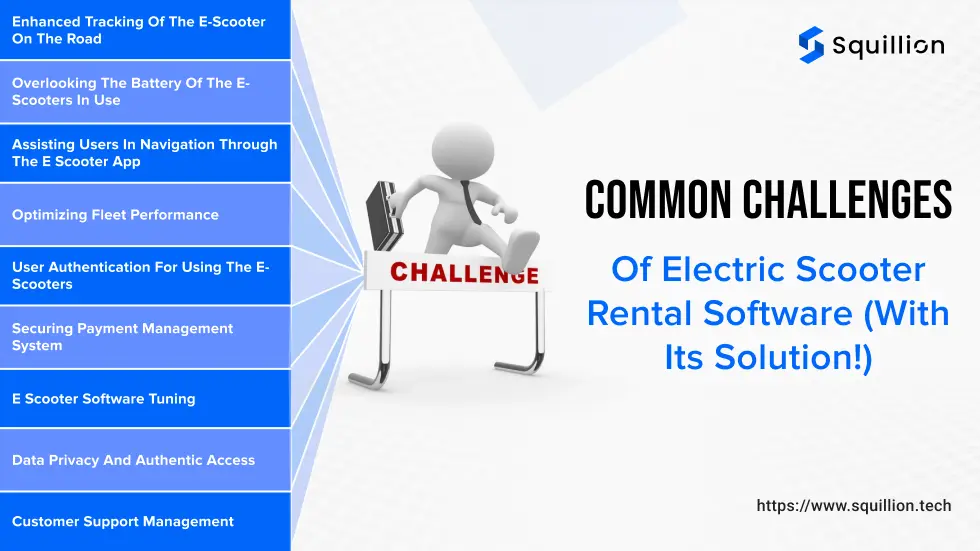 Common challenges of electric scooter rental software