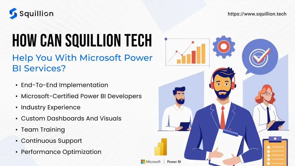 How can Squillion Tech help you with Microsoft Power BI services