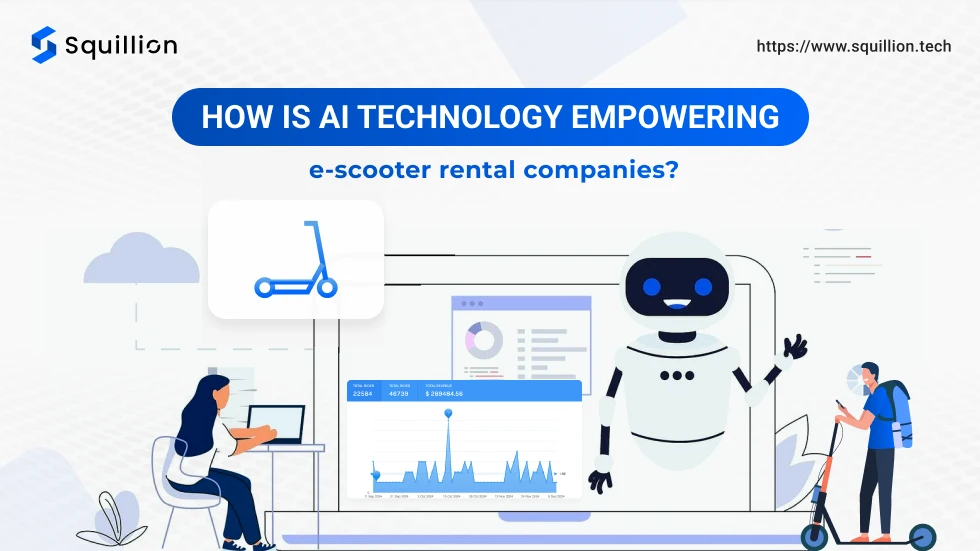 How is AI technology empowering e-scooter rental companies?